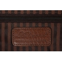 Дорожная сумка из кожи буйвола коричневого цвета Ashwood Leather Harry Chestnut Brown. Вид 4.